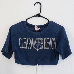 Vintage Tops - Vintage 80s waffle crop top Vintage Tops - Vintage 80s waffle crop top